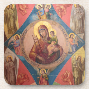Maria, Jesus und Engel Untersetzer