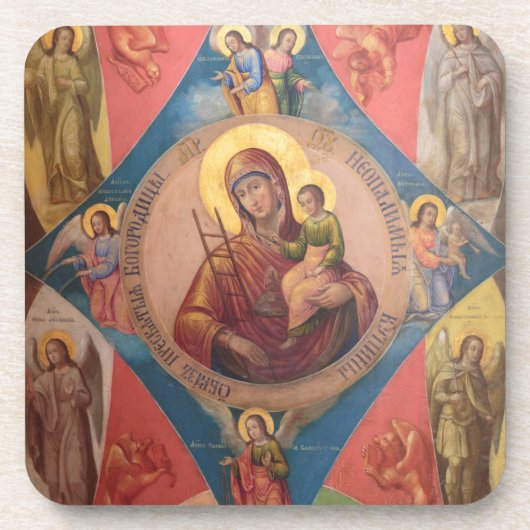 Maria, Jesus und Engel Untersetzer (Vorderseite)