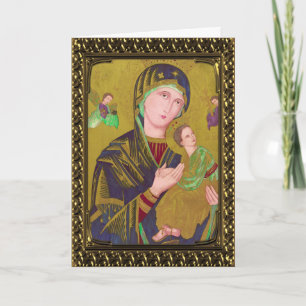 Maria Jesus und Engel - Vintage Fine Art Karte