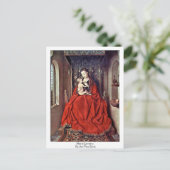 Maria Lactans von Jan Van Eyck Postkarte (Stehend Vorderseite)