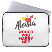 Maria Laptopschutzhülle (Vorderseite)