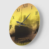 © MARIA MADRUGAS 121 Titanic-Departing Große Wanduhr (Winkel)