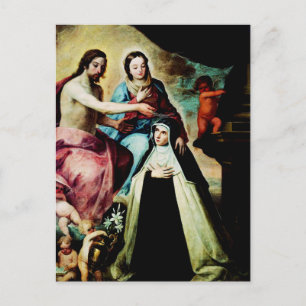 Maria Magdalena de Pazzi von Pedro de Moya Postkar Postkarte
