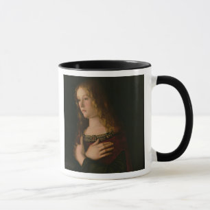 Maria Magdalena, Detail von der Jungfrau und vom Tasse