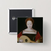 Maria Magdalena, die einen Dichtungskitt spielt Button (Vorne & Hinten)