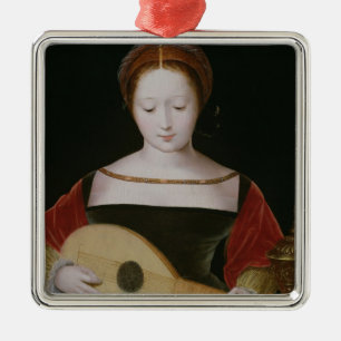 Maria Magdalena, die einen Dichtungskitt spielt Ornament Aus Metall