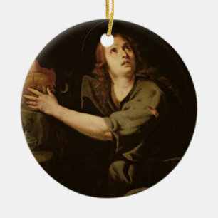 Maria Magdalena Keramik Ornament