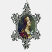 MARIA MAGDALENA SCHNEEFLOCKEN Zinn-Ornament (Links)