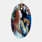 Maria Magdalene als Myrrhussitin (Detail; M 070) Keramik Ornament (Rechts)