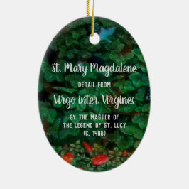 Maria Magdalene als Myrrhussitin (Detail; M 070) Keramik Ornament