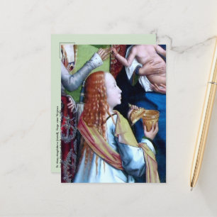 Maria Magdalene als Myrrhussitin (Detail; M 070) Postkarte