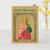 Maria Magdalene als Myrrhussitin (ORX 01) Osterfei Karte (Gelbe Blume)