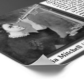 Maria Mitchell Astronomer Suffragist Scientist Poster (Ecke)