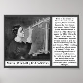 Maria Mitchell Astronomer Suffragist Scientist Poster (Vorne)