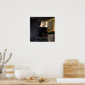 Maria Mitchell Berühmtes Zitat-Poster "Natur/Gott" Poster (Küche)
