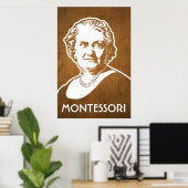 Maria Montessori Print Poster (Heimbüro)