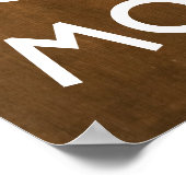 Maria Montessori Print Poster (Ecke)