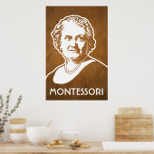 Maria Montessori Print Poster (Küche)
