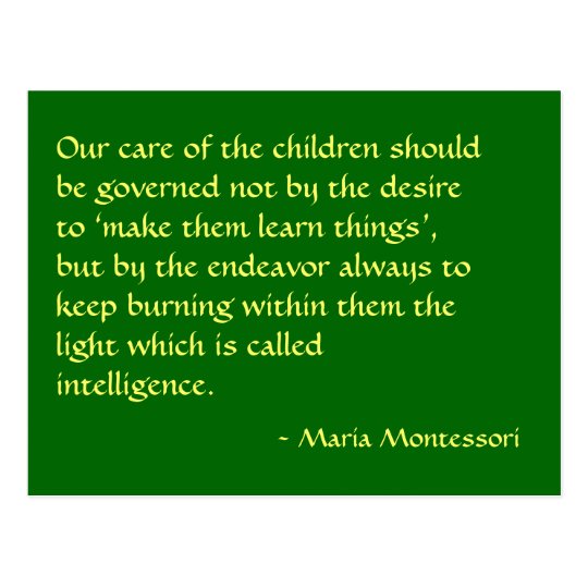 Maria Montessori Spruche