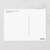 Maria Montessori Zitat Nr. 3 Postkarte (Rückseite)