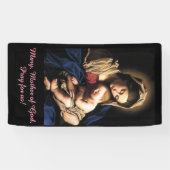 Maria, Mutter Gottes Banner (Horizontal)