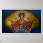 Maria, Mutter Jesu, Theotokos Poster (Vorne)