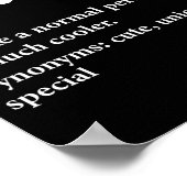 Maria Name Definition Funny D Poster (Ecke)