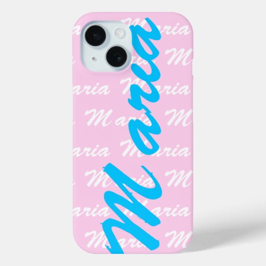 Maria Name Design Pattern Case-Mate iPhone Hülle (Rückseite)