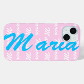 Maria Name Design Pattern Case-Mate iPhone Hülle (Rückseite (Horizontal))