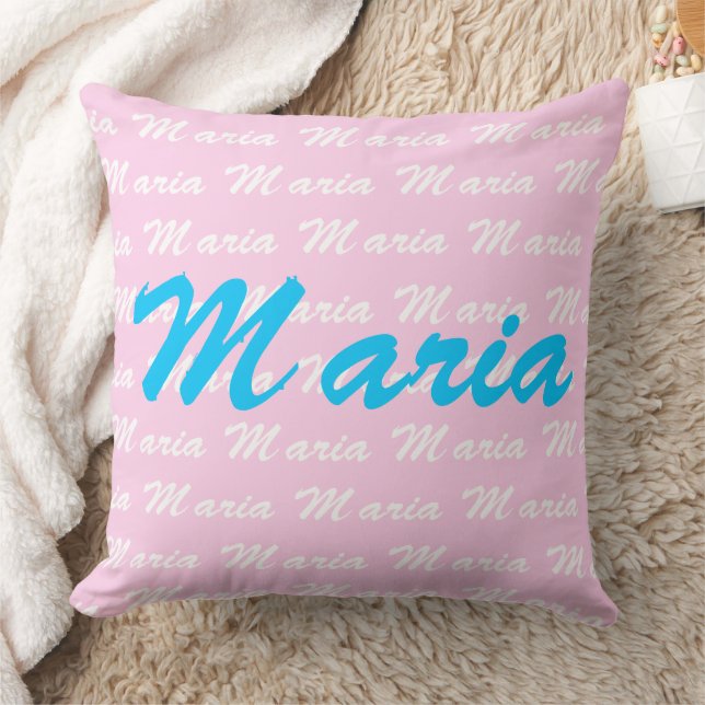 Maria Name Design Pattern Kissen (Decke)