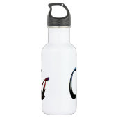 Maria, Name Logo, Edelstahlflasche (Rückseite)