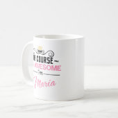 Maria natürlich bin ich Phantastisch Kaffeetasse (Vorderseite Links)