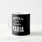 Maria Personalisiert Name Birthday Gift Kaffeetasse (Vorderseite Links)