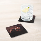 Maria Regrets, La Tour Rechteckiger Pappuntersetzer (Vor Ort)