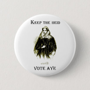 Maria Stuart Schottische Unabhängigkeits-Abzeichen Button
