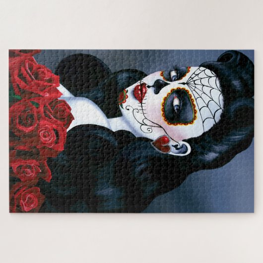 Maria Sugar Skull Puzzle (Horizontal)