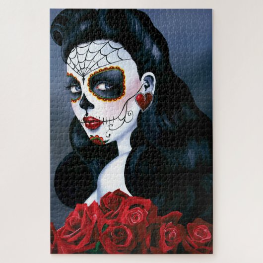 Maria Sugar Skull Puzzle (Vertikal)