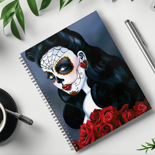 Maria Sugar Skull Rote Rosen Planer
