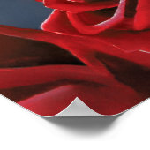 Maria Sugar Skull Rote Rosen Poster (Ecke)