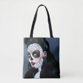 Maria Sugar Skull Rote Rosen Tasche (Vorderseite)