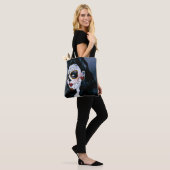 Maria Sugar Skull Rote Rosen Tasche (Am Model)