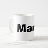 Maria-Tasse Kaffeetasse (Vorderseite Links)