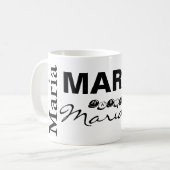 MARIA - Tasse personalisieren (Vorderseite Links)