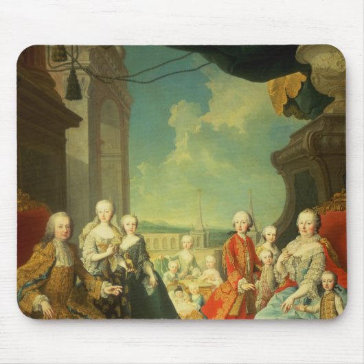 Maria Theresa und ihr Ehemann Mousepad (Vorne)