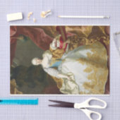 Maria Theresia mit Joseph von Martin van Meytens Seidenpapier (Handwerk)