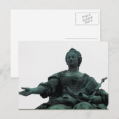 Maria Theresia Statue Postkarte (Vorne/Hinten)