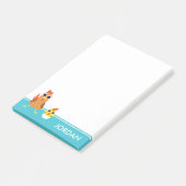 Maria u. Bandit die Hühner Post-it Klebezettel (angewinkelt)