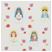 Maria um die Welt Stoff (Nahaufnahme)