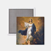 Maria unbeflecken magnet (Vorderseite/Rückseite)