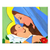 Maria und das Baby Jesus Foto (Vorne)